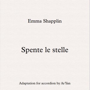 Spente le stelle - Emma Shapplin (Accordion Sheet Music - Partition Accordéon)